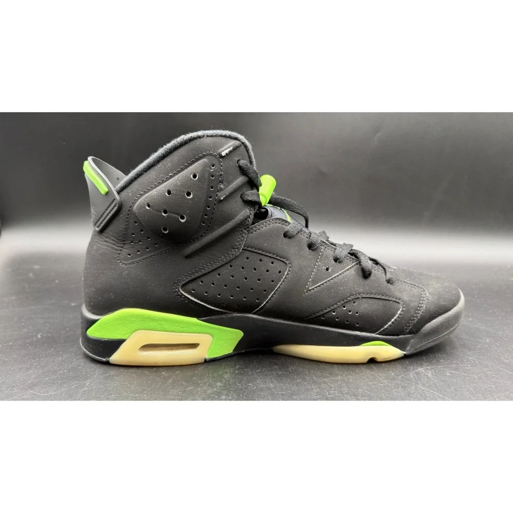 Air Jordan 6 Retro Electric Green CT8529-003 Men's Size 11.5 Black 2021